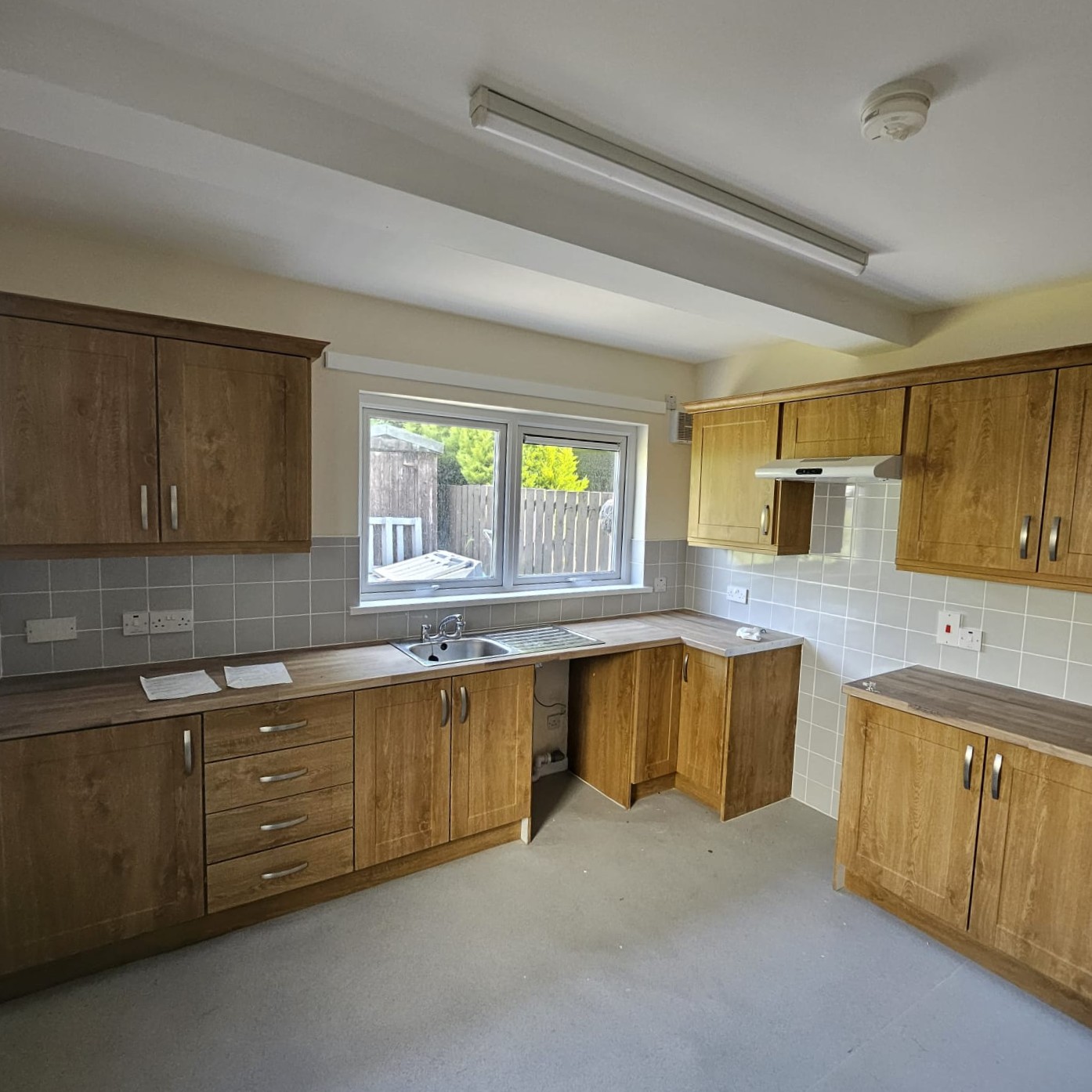 Finished kitchen installation